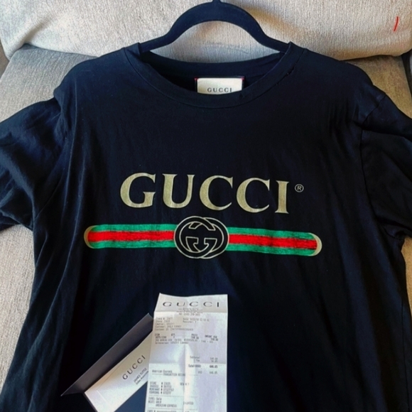 Gucci Other - Authentic Gucci Men's Black Graphic Tee Men's 2x Fits Like A Loose XL